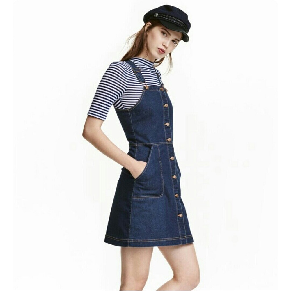H&M Denim Overall Dress